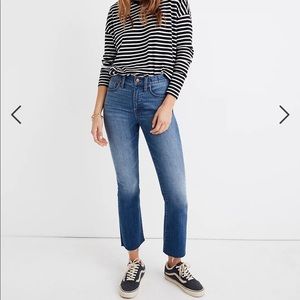Madewell Cali Demi-Boot Jeans in Kemper Wash: Back-Seam size 30